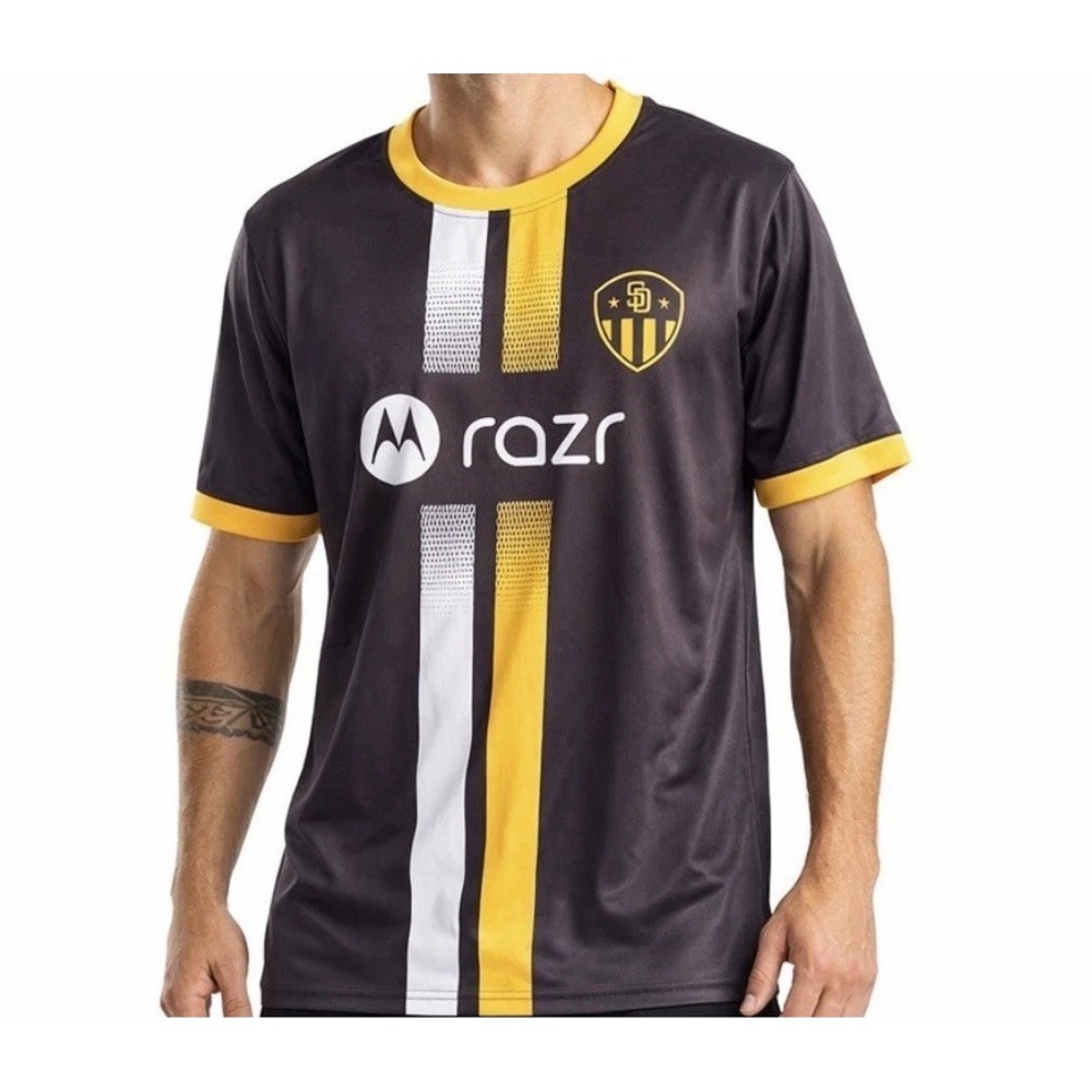 SAN DIEGO PADRES Men Brown Gold Baseball 2023 Promotion Shirt Jersey (LARGE)